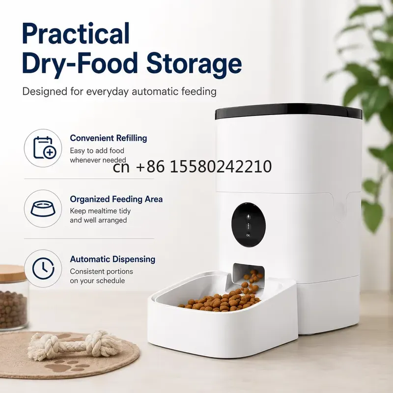 2026 hot 4L WiFi Smart Automat - Pet Feeders ulasan dan harga