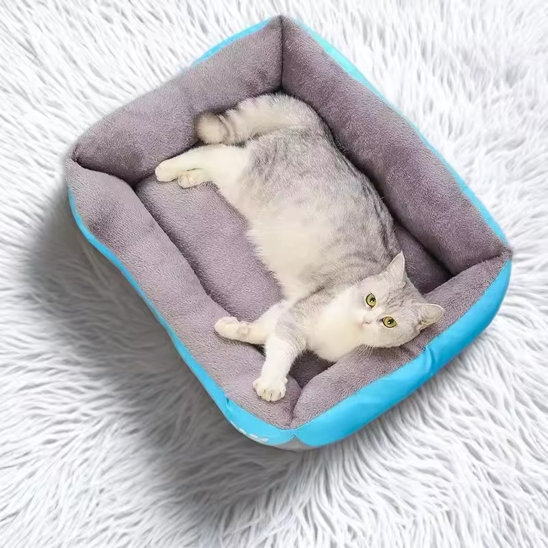Soft Plush Cushion Bed for Sma - Interactive Squeaky Plush Dog Toy ulasan dan harga